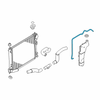 OEM 2011 Nissan Juke Hose-RESERVER Tank Diagram - 21741-1KC0A