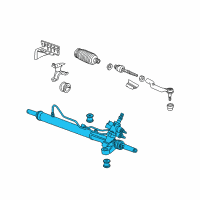 OEM 2015 Honda Crosstour Box, Steering Gear Diagram - 53601-TY4-A02