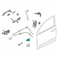 OEM 2012 Honda CR-V Hinge, Right Front Door (Upper) Diagram - 67410-T0A-A01ZZ