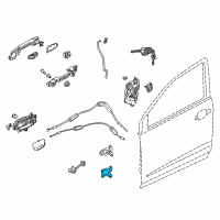 OEM Honda CR-V Hinge, Left Front Door (Lower) Diagram - 67460-T0A-A01ZZ