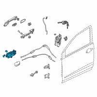 OEM 2014 Honda CR-V Handle, Passenger Side (Mocha Gray) Diagram - 72120-T0G-A02ZA
