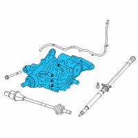 OEM 2019 Jeep Compass DIFFERNTL-Rear Axle Diagram - 68292765AG