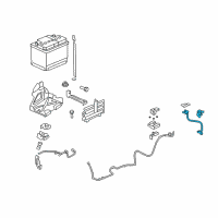 OEM Pontiac G8 Cable, Battery Negative Diagram - 92213567