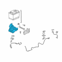 OEM 2008 Pontiac G8 Tray, Battery Diagram - 92221534