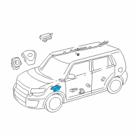 OEM 2015 Scion xB Center Sensor Diagram - 89170-12D20