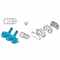 OEM Hyundai Venue Heater Control Assembly Diagram - 97250-K2390-MMS