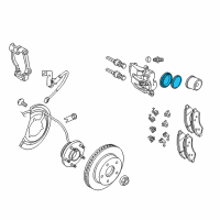 OEM Ram 1500 PISTONKIT-Disc Brake Diagram - 68039506AA