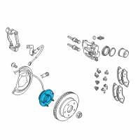 OEM Dodge Hub&Bearing-Brake Diagram - 68088025AA