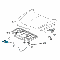 OEM 2020 Cadillac XT5 Lock Diagram - 84679220