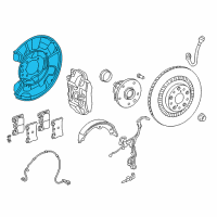 OEM 2021 Lexus LC500h Plate Sub-Assembly, Park Diagram - 46503-11021