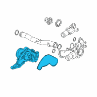 OEM 2000 Acura NSX Water Pump Diagram - 19200-PR7-A03