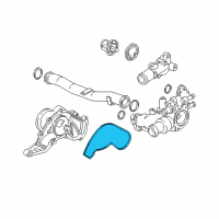 OEM 1999 Acura NSX Gasket, Water Pump Diagram - 19222-PR7-A02