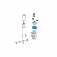 OEM 2008 Ford Expedition Spring Insulator Diagram - 7L1Z-5536-A