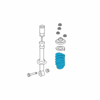 OEM 2009 Lincoln Navigator Coil Spring Diagram - 9L1Z-5560-A