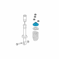 OEM 2009 Ford Expedition Upper Mount Diagram - 7L1Z-18A099-C