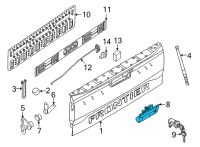 OEM 2022 Nissan Frontier HANDLE-REAR GATE Diagram - 90606-9BU0A