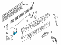 OEM 2022 Nissan Frontier HINGE ASSY-REAR GATE, RH Diagram - 93480-9BU0A