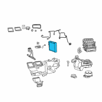 OEM 2013 Ram 1500 A/C Evaporator Core Repair Kit Diagram - 68199106AA