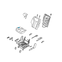 OEM 2020 Kia Telluride Pad U Diagram - 89250S9000