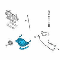 OEM 2019 Ford Edge Oil Pan Diagram - KT4Z-6675-B