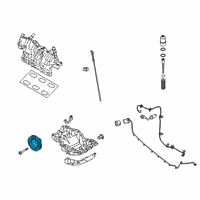 OEM Lincoln MKX Crankshaft Pulley Diagram - ML3Z6312A