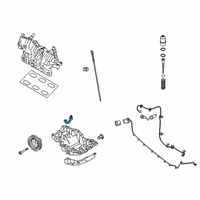 OEM Lincoln Oil Pan Gasket Diagram - KT4Z-6710-A