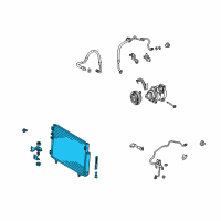 OEM Scion tC Condenser Diagram - 88460-21050