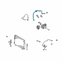 OEM 2007 Scion tC Suction Hose Diagram - 88704-21230