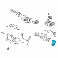 OEM 2016 Honda Odyssey Immobilizer & Keyless Unit Diagram - 39730-TK8-A01