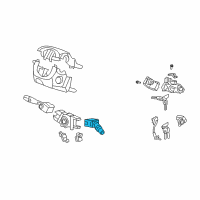 OEM 2009 Honda CR-V Switch Assembly, Wiper Diagram - 35256-SWA-A02