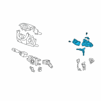 OEM Honda CR-V Lock Assy., Steering Diagram - 35100-SWA-911