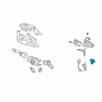 OEM 2007 Honda CR-V Immobilization & Keyless Unit Diagram - 39730-SWA-A01