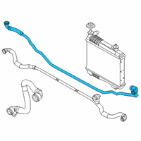 OEM BMW M440i xDrive LINE EXTERNAL RADIATOR Diagram - 17-12-8-654-815
