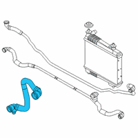 OEM BMW 230i HOSE, REMOTE, COOLANT RADIAT Diagram - 17-12-8-654-821