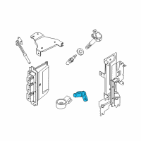 OEM 2011 Mercury Mariner Camshaft Sensor Diagram - 9L8Z-6B288-B