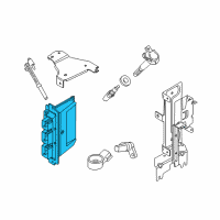 OEM 2012 Ford Mustang EEC Module Diagram - CR3Z-12A650-AFB