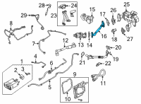OEM 2020 Lincoln Nautilus Inlet Tube Diagram - K2GZ-9E469-B