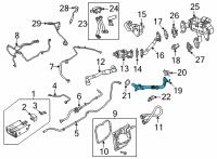 OEM 2019 Lincoln Nautilus Outlet Tube Diagram - K2GZ-9E470-A