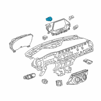 OEM 2022 Cadillac XT4 Power Switch Diagram - 13534512