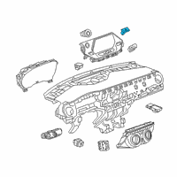 OEM 2020 Chevrolet Blazer Hazard Switch Diagram - 84762534