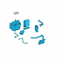 OEM Toyota RAV4 Evaporator Assembly Diagram - 87050-42240