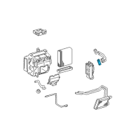 OEM 2002 Toyota RAV4 Expansion Valve Diagram - 88515-42080