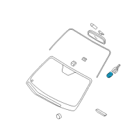 OEM 2012 Hyundai Genesis Module & Sensor Assembly-Rain Diagram - 96000-3L000