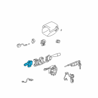 OEM 2003 Toyota Avalon Headlamp Switch Diagram - 84140-07090