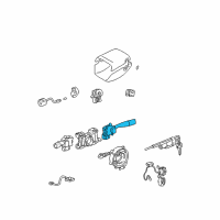 OEM Toyota Avalon Wiper Switch Diagram - 84652-07060