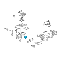 OEM Saturn Blower Motor Diagram - 22896430