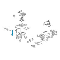 OEM 2014 Chevrolet Captiva Sport Evaporator Core Seal Diagram - 15781480