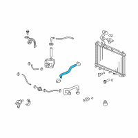 OEM 2011 Honda CR-V Hose, Water (Upper) Diagram - 19501-REZ-A01