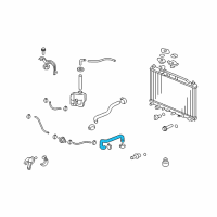 OEM 2009 Honda CR-V Hose, Water (Lower) Diagram - 19505-RZY-A51