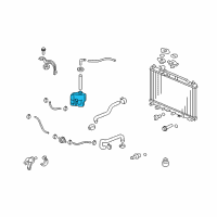 OEM Honda CR-V Tank, Reserve Diagram - 19101-RZA-A00